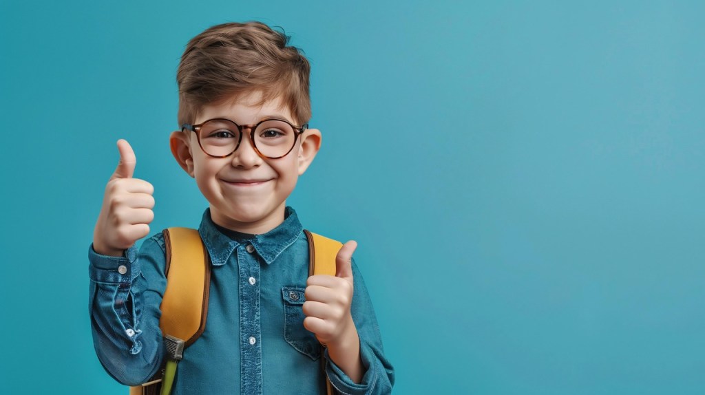 smiling school boy representing learning about personal finance for a better future 