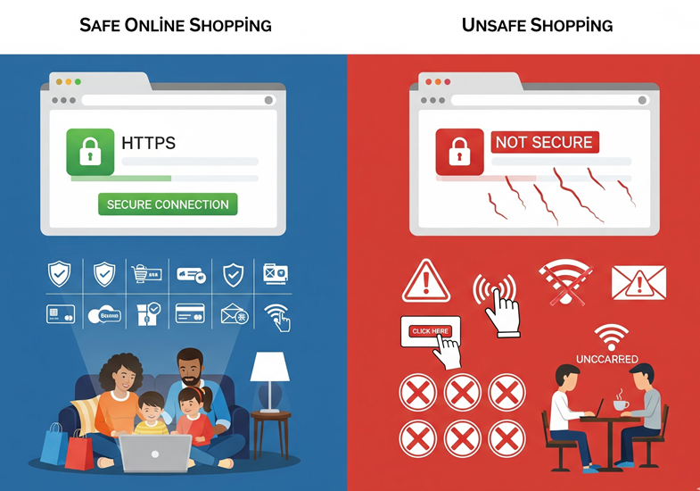 Black Friday shopping safety tips for secure online purchases and avoiding scams